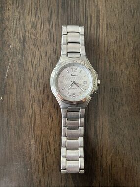 Roots Silver-Tone Mens Watch